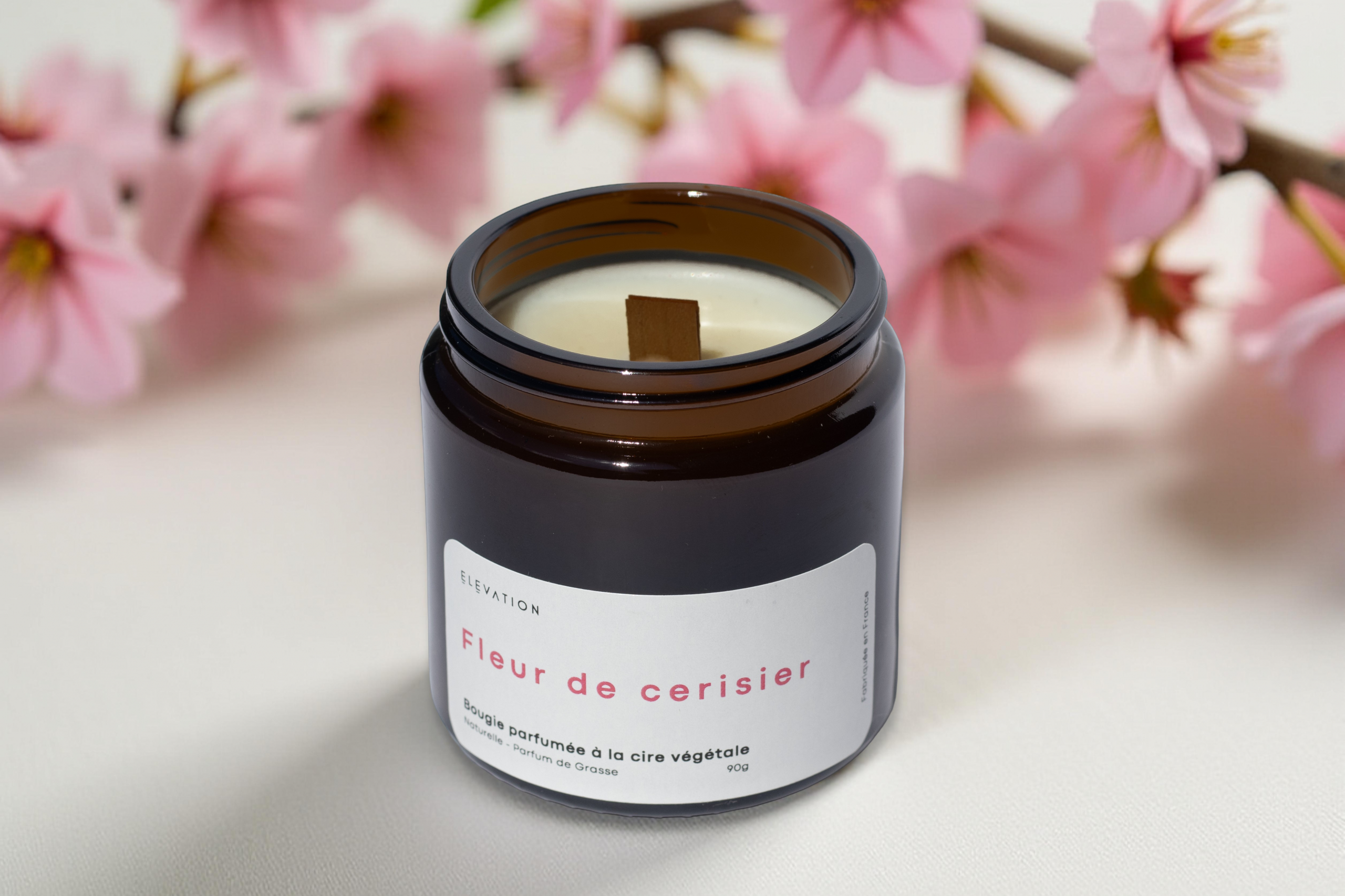 Bougie à la fleur de cerisier
